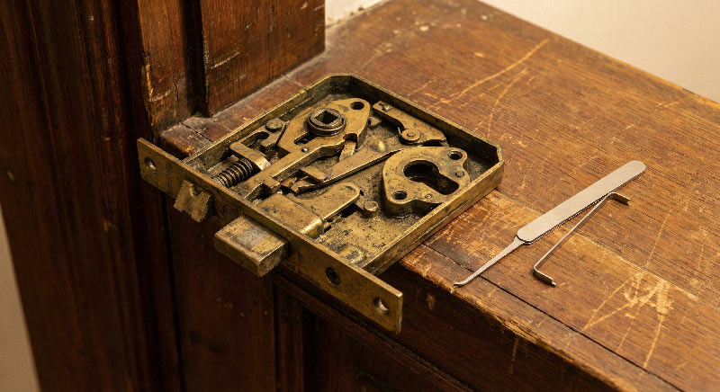 Apertura de cerradura de embutir con ganzúa profesional en Leganés