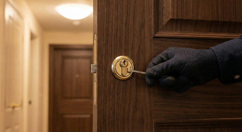 Apertura de puerta blindada con cilindro europeo sin daños en Leganés