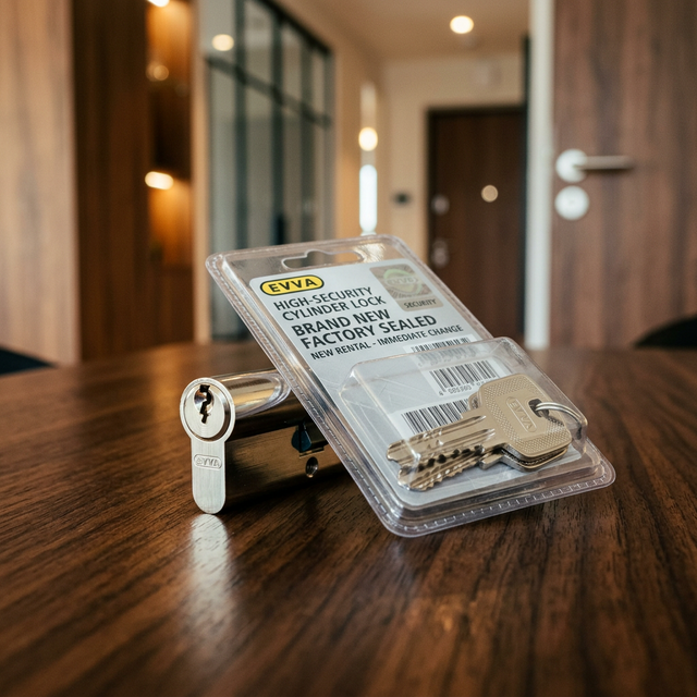 Cambio de cilindro y llaves de alta seguridad para pisos de alquiler en Ibiza